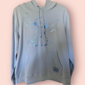 DISNEY STITCH Women’s Light Blue Hoodie XXL(19) w/tags Never Worn
